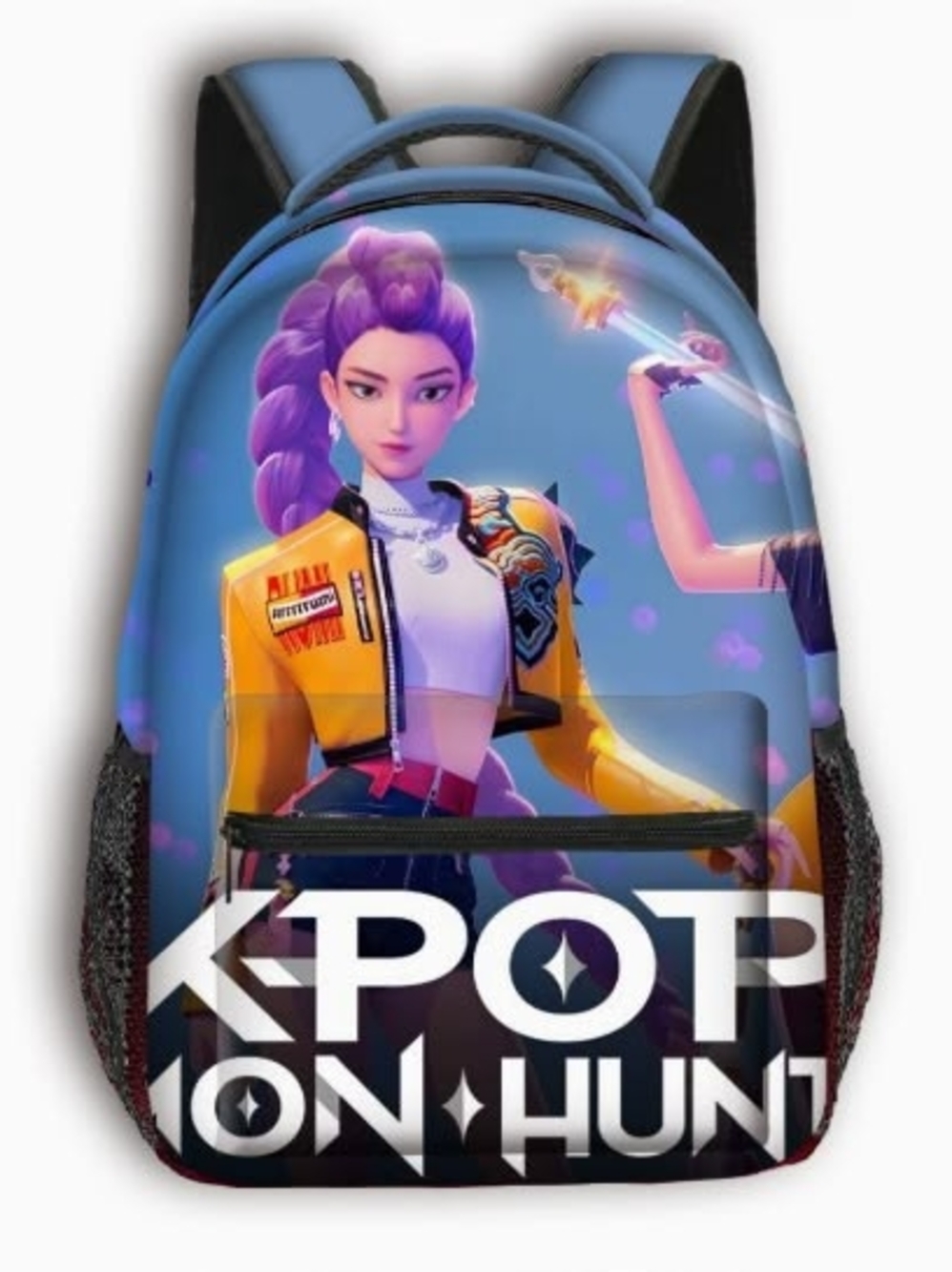 Graphic Blue Teen Backpack